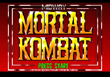 Mortal Kombat (World) (v1 screen shot title